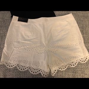 Ann Taylor Shorts - Ann Taylor Devin White eyelet shorts Ann Taylor Shorts - Ann Taylor Devin White eyelet shorts